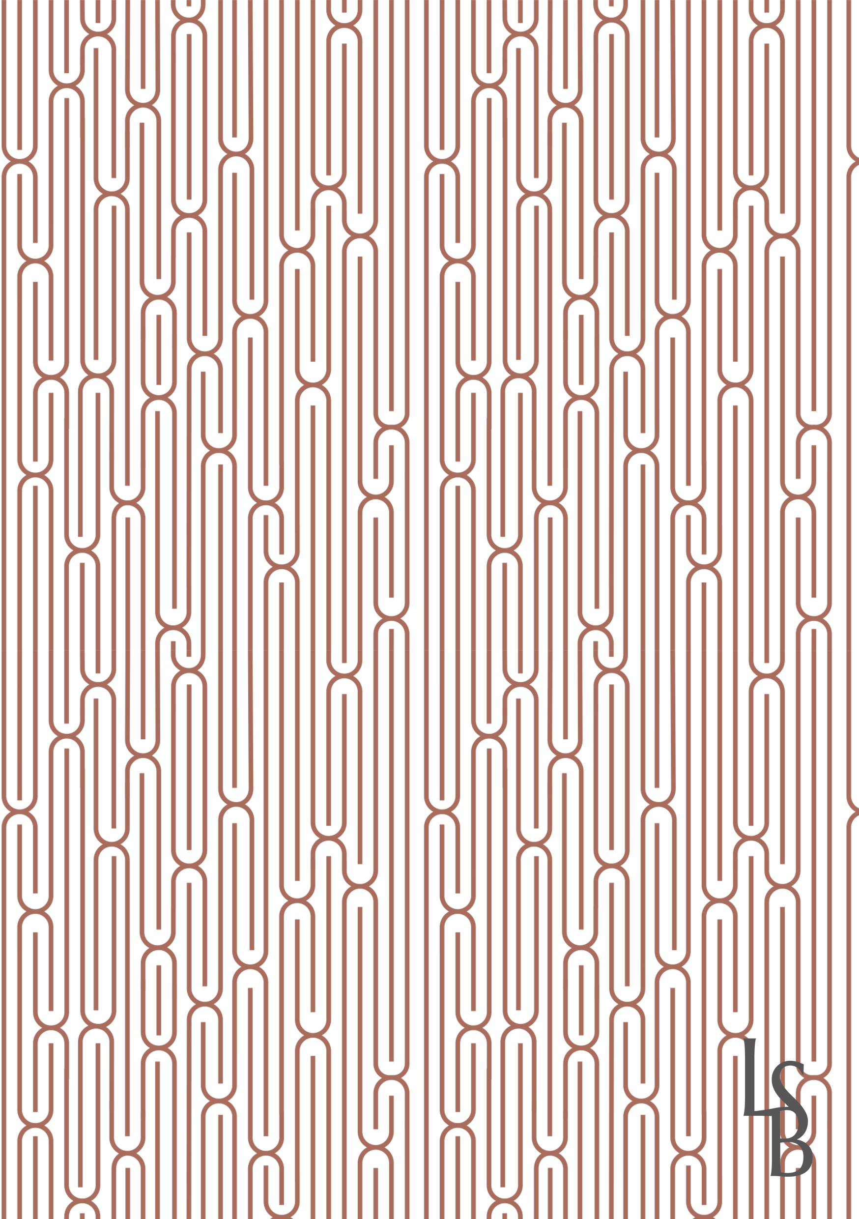 répétition motif brun